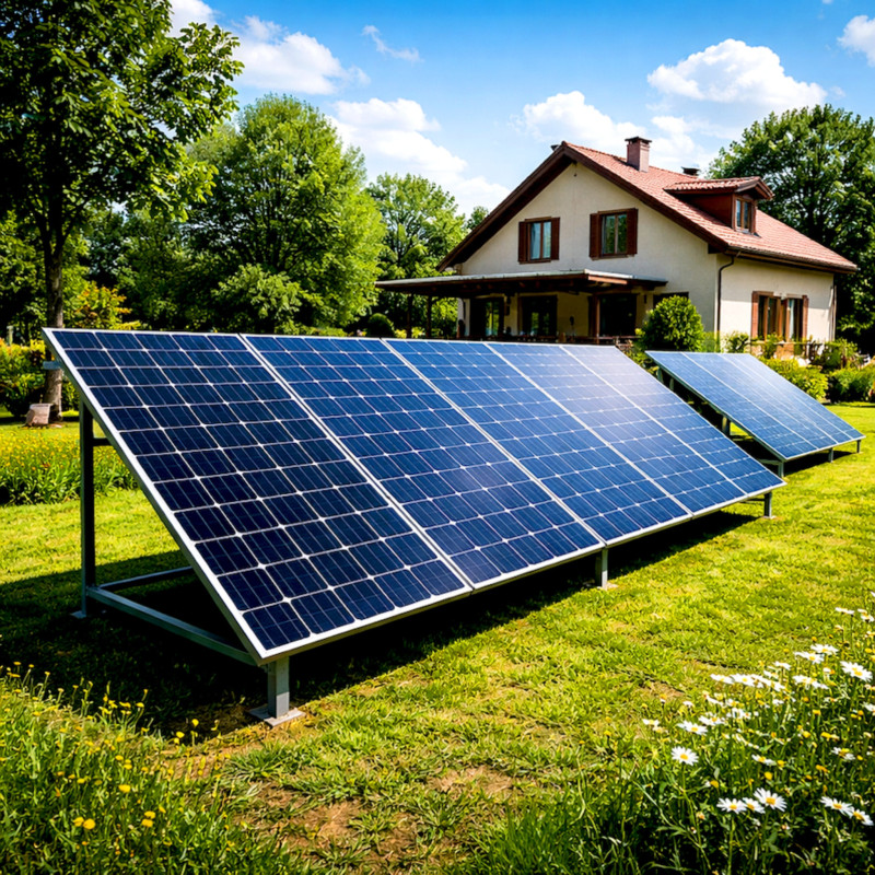 Fotowoltaika 20,06 kW – instalacja gruntowa (Jinko Solar 590 W + falownik Deye)