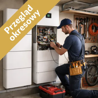 Przegląd okresowy magazynu energii o mocy od 15 kW do 30 kW