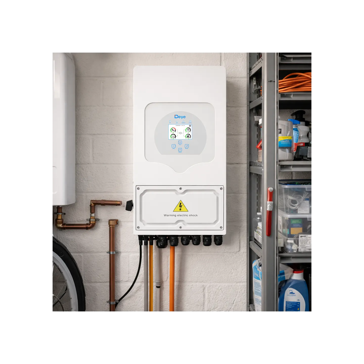 Falownik hybrydowy Deye SUN-8K-SG05LP1-EU – montaż