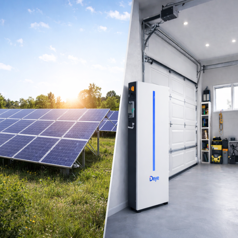 Zestaw fotowoltaiczny 5,9 kW + magazyn energii 5 kWh – instalacja gruntowa