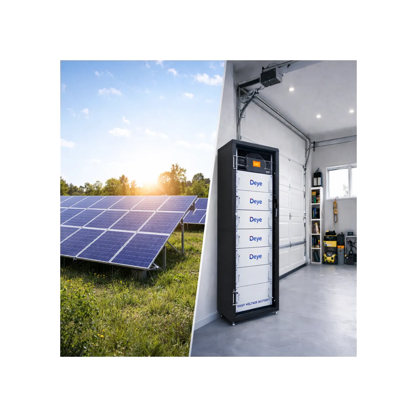 Zestaw fotowoltaiczny 29,5 kW + magazyn energii 20 kWh (HV) – instalacja gruntowa