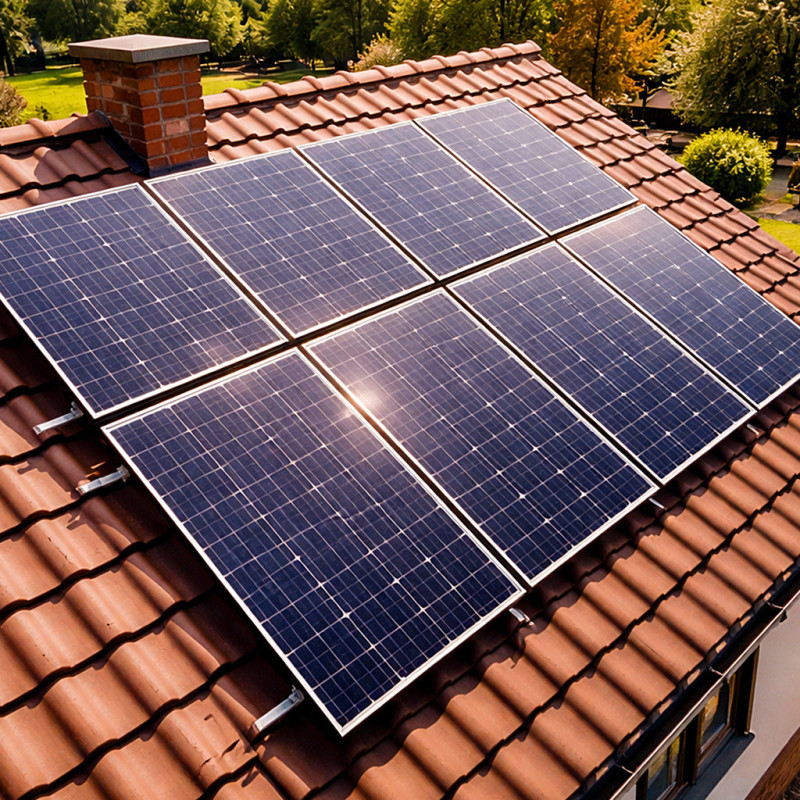 Fotowoltaika 4,9 kW – instalacja dachowa (Jinko Solar 490 W + falownik Deye)