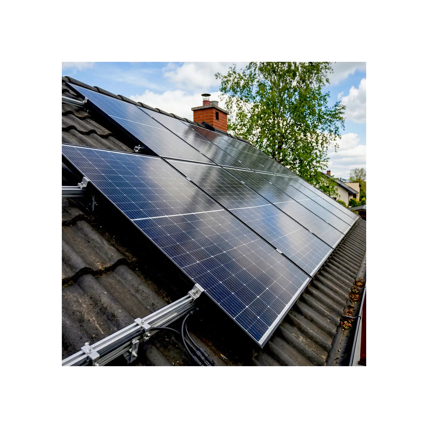 Fotowoltaika 19,6 kW – instalacja dachowa (Jinko Solar 490 W + falownik Deye)