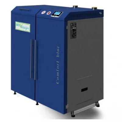 Kocioł na pellet Dworek Bio Comfort Blue 17 kW – montaż