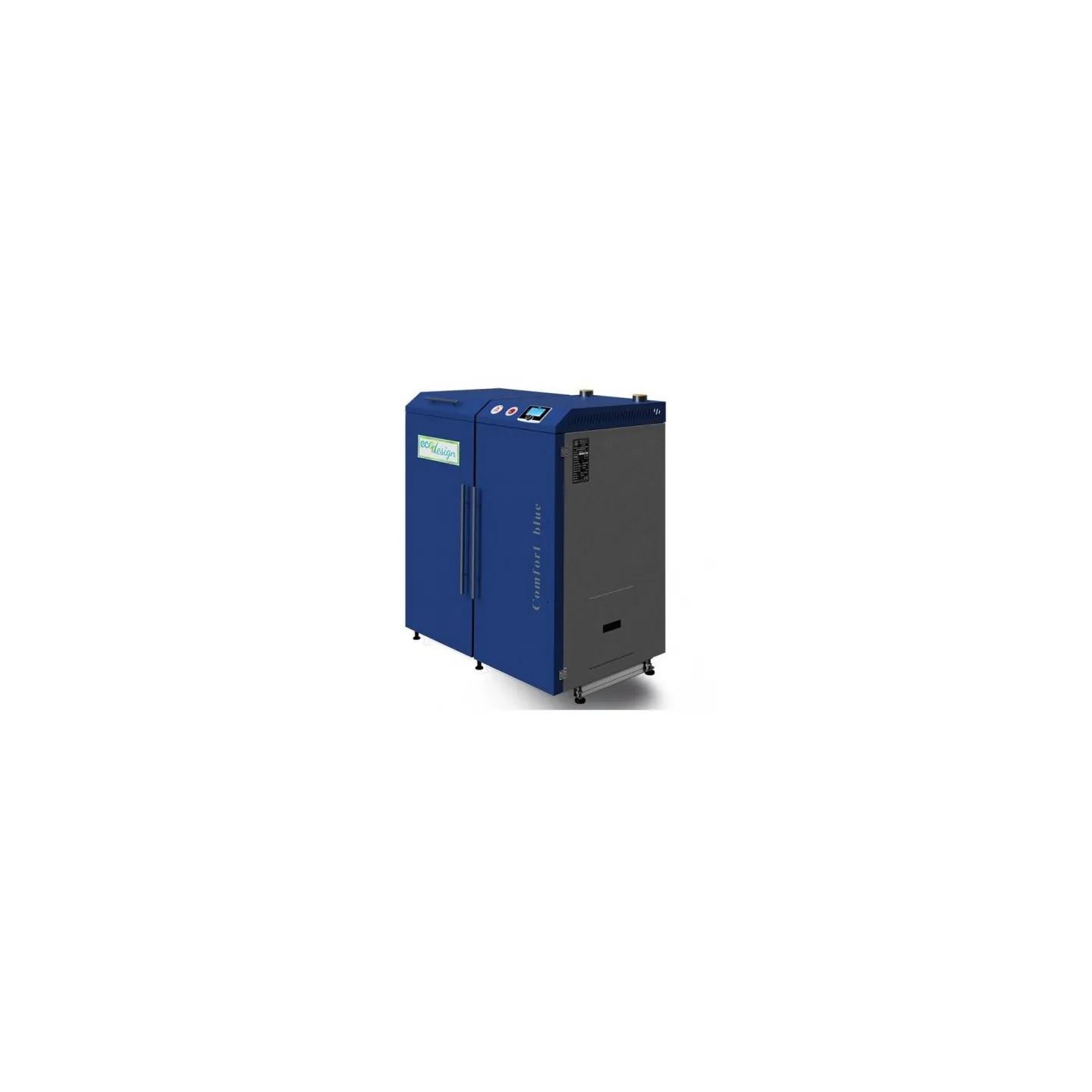 Kocioł na pellet Dworek Bio Comfort Blue 30 kW – montaż