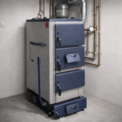 Piec zgazowujący drewno Dworek 11.5 kW – montaż